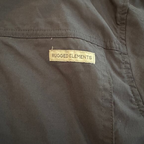 Rugged Element Black NWT Button Down Shirt Size L - Picture 11 of 16